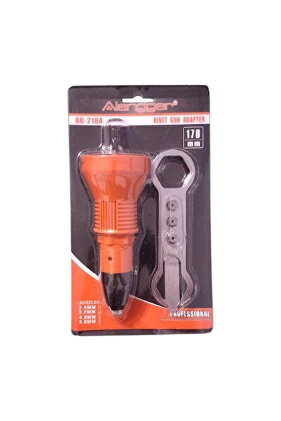 Vision XXI Adapter Pop-Nit Pentru Bormasina, Portocaliu Cu Negru, 170mm,