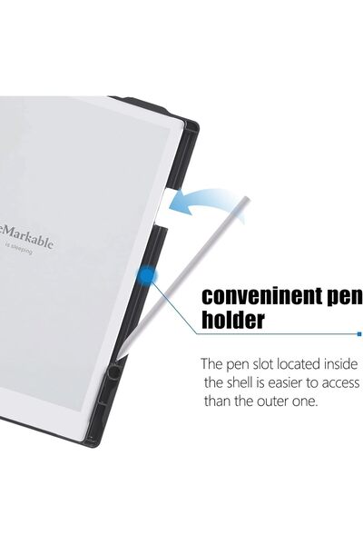 erorex حافظة لجهاز لوحي Remarkable 2 Paper Tablet مع غطاء كتاب قابل للطي متعدد المشاهدات مع شاشة مدمجة...