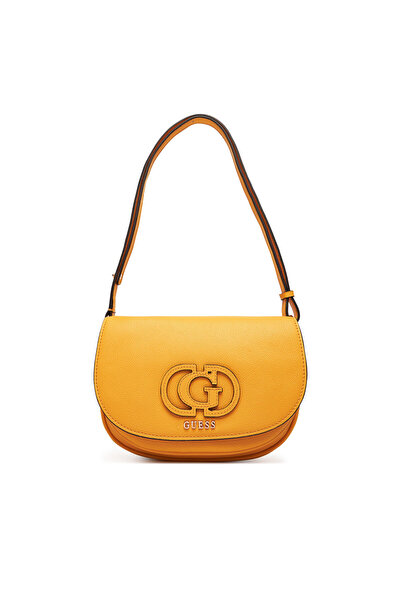 Guess Γυναικεία Τσάντα Χειρός Κίτρινη HWBG9536210