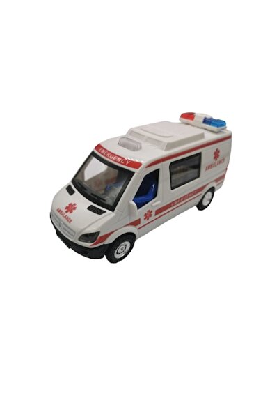 Vision XXI Toy Ambulance Vision XXI, 4688B, with lights and sounds, bump and go motor, 21cm