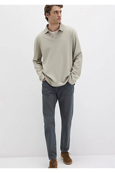 Mavi Loose Fit Gray Men's Long Sleeve T-Shirt M0613114-70154