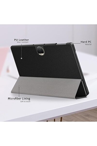 neslin Protective Case for HONOR Pad 9 12.1 inch (2024) - Hard Tri-Fold Cover, Auto Sleep/Wake, Slim