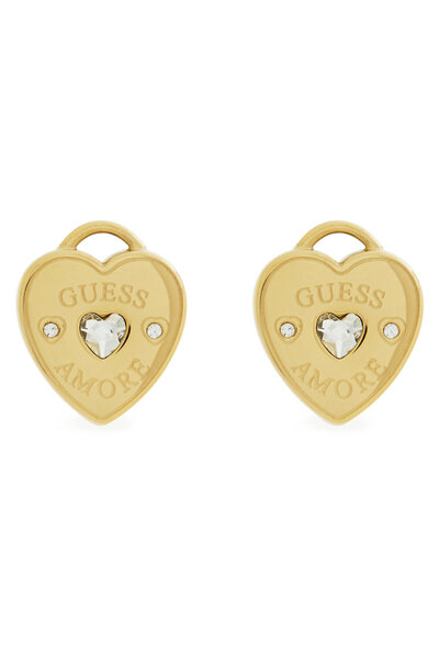 Guess Γυναικεία Χρυσά Σκουλαρίκια JUBE05058JW