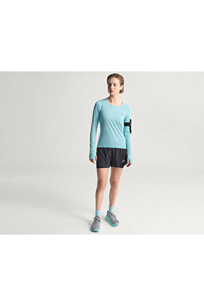 adidas Adi365 Co Ls W Kadın Koşu Uzun Kollu Tişört KB9919 Mavi