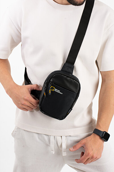 MEGA THE NORTHWEST Outdoor Series Water Repellent Impermeable Fabric Men's Crossbody Bag