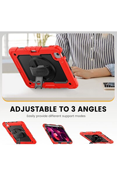 erorex حافظة لجهاز ايباد اير 10.9 بوصة 2022/2020، حافظة حماية كاملة للجسم من السقوط مع واقي شاشة وقلم رصاص...