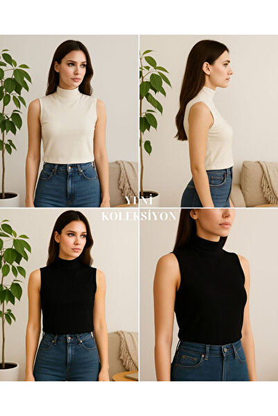 toyigoo Women's Sleeveless Bodysuit (2 Pieces)-(17952) Tygoo-Rshb3456