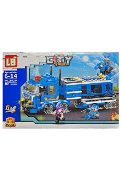 OEM Construction Set LB City Police 4 in 1, Intervention Truck, 405 Pieces