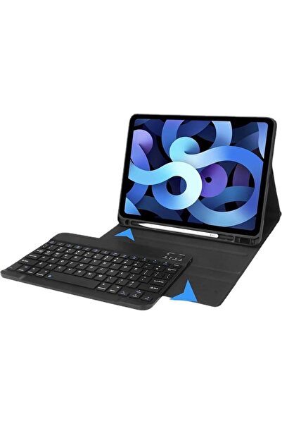 erorex Stand Folio Detachable Wireless Bluetooth Keyboard Cover Soft Tpu Back Case With Pencil Holder For…