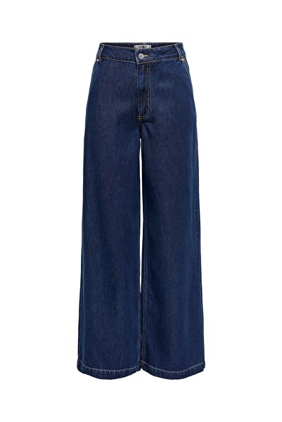 ONLY Tall Jeans mit weitem Bein ONLINGRID Mittlere Taille Weiter Beinschnitt Jeans