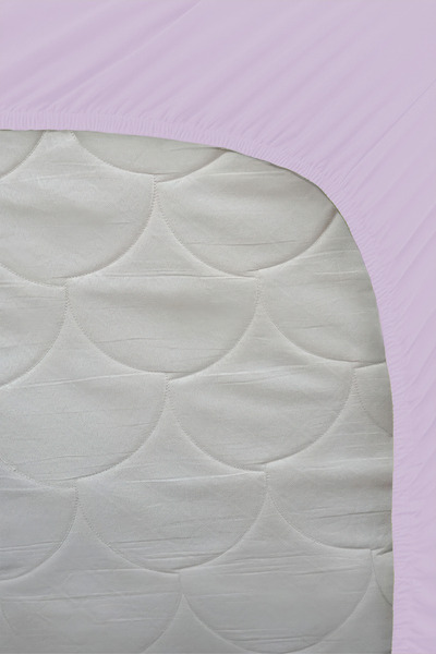 GAMA HOME 100% Cotton Fitted Sheet - 100X200 cm - 30 cm Edge Height - Organic and Comfortable