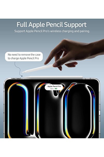 Other Transparent Slim TPU Case for iPad Air 13-inch (M2) 2024 — Supports Apple Pencil (USB-C)