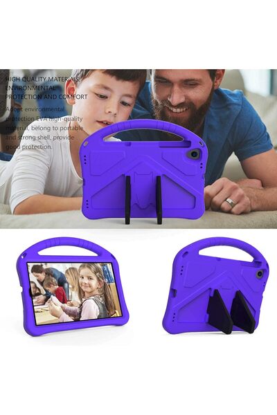 erorex Lenovo Tab M10 Hd 2Nd Gen Kids Tablet Case, Lightweight Shockproof Handle Stand Cover For Smart Tab…