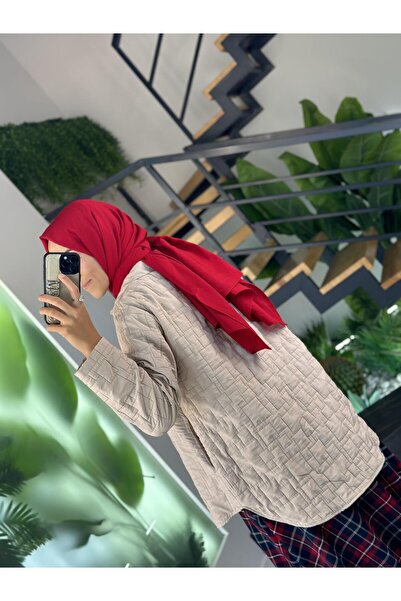 Armine Trend Kapitone Ceket 25KT542 Bej