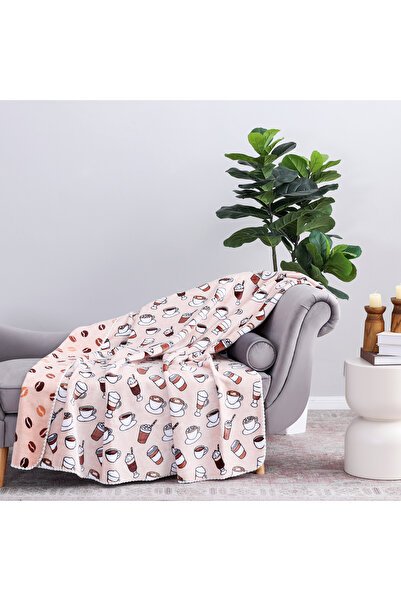 Bee Home كوفي بين وجهين | بطانية فرو مفرد