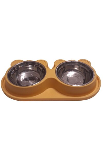 Vision XXI Bol dublu pentru animale de companie, Vision XXI, plastic+oțel ino...