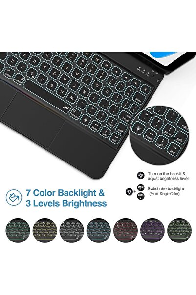 PROCASE 360° Rotation iPad (A16) 11th / iPad 10th Gen 10.9'' Keyboard Case with Multi-Touch Trackpa