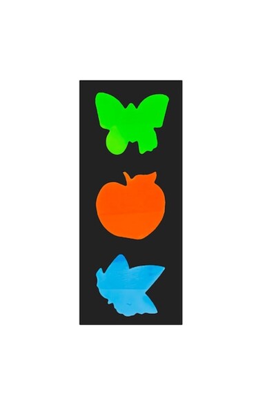 Vision XXI Set de note adezive, 3 forme, multicolor, aplicare manuală