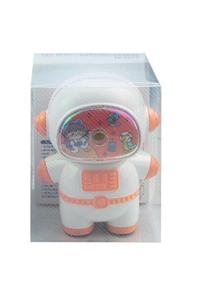 Vision XXI Ascuțitoare cu manivelă, model de astronaut, roz,