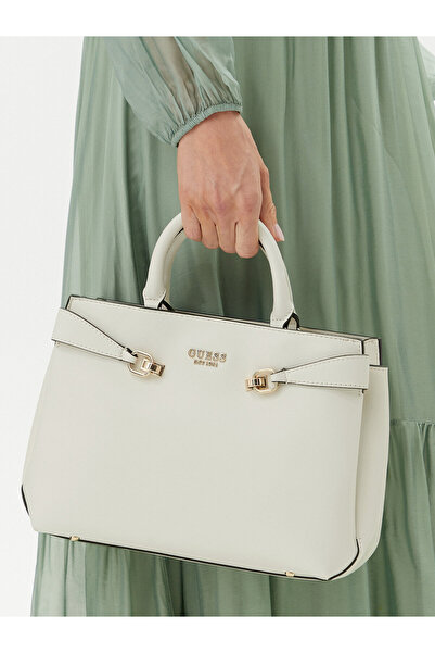 Guess Γυναικεία Τσάντα Χειρός Εκρού HWVG9639060