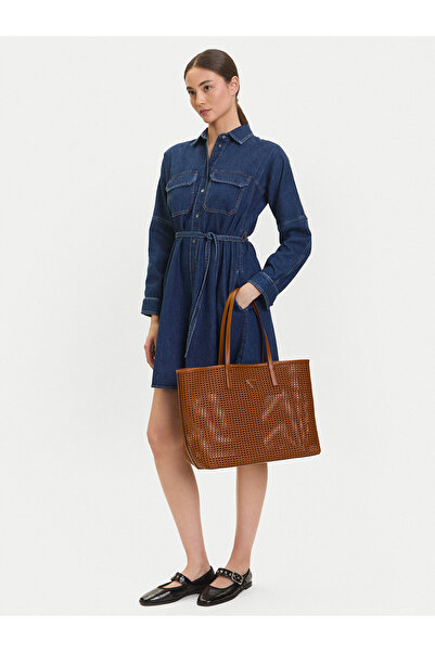 Guess Γυναικεία Τσάντα Χειρός Καφέ HWWZ7206240