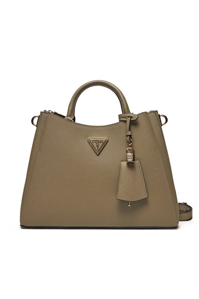 Guess Γυναικεία Χακί Τσάντα Χειρός HWEZG952306