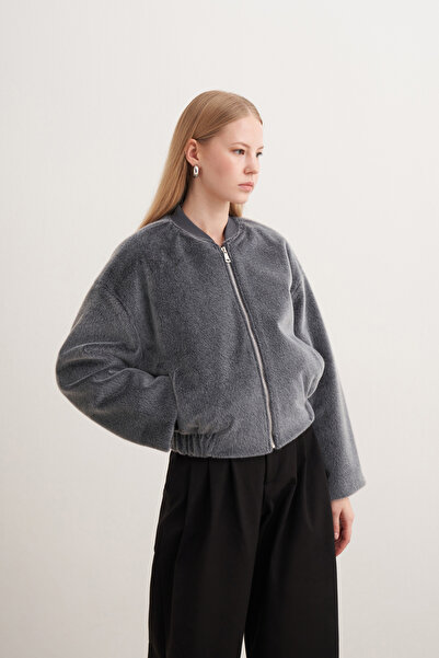 Nissh Tüğlü Kürk Bomber Ceket