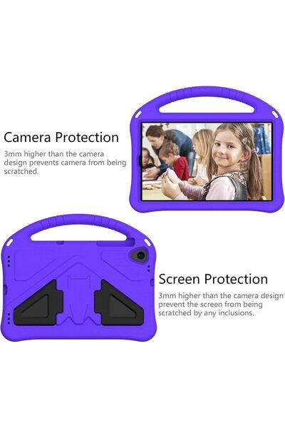 erorex Lenovo Tab M10 Hd 2Nd Gen Kids Tablet Case, Lightweight Shockproof Handle Stand Cover For Smart Tab…