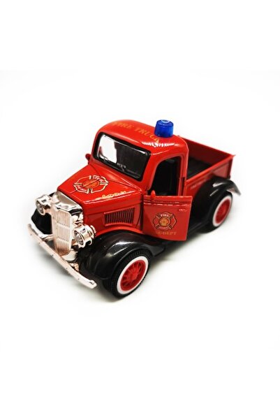Vision XXI Classic Metal Firefighter Truck 1:36 Scale with Sound and Lights