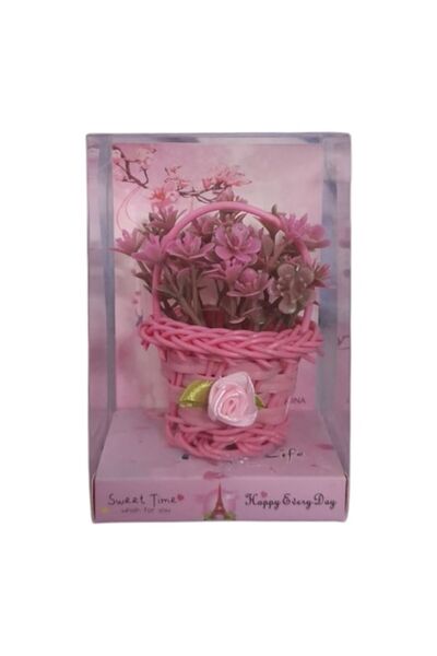 Vision XXI Ornament Buchet De Flori In Suport Roz Model Cosulet Nuiele, Visio...