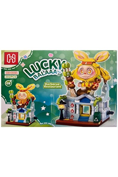 OEM Construction Set Little Town 4 in 1, Restaurant, 202 pieces