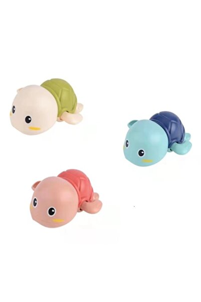OEM Set de jucării pentru baie cu broaște țestoase, trei culori, potrivit pentru vârste de 1 an și peste