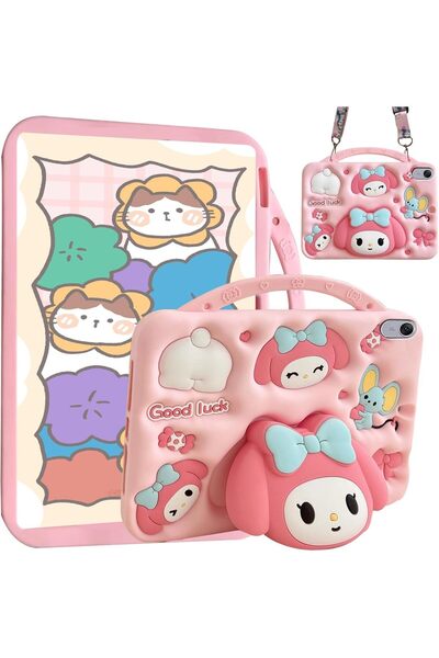 erorex Kids Case Compatible With Samsung Galaxy Tab A9 8.7-Inch 2023, Shockproof Silicone Cartoon Melody…