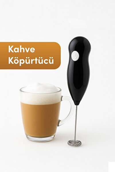 Mutfiko Pilli Elektrikli Süt Köpürtücü – Kahve, Latte, Cappuccino ve Sıcak Çi...