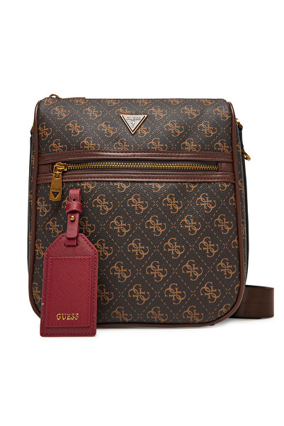 Guess Ανδρική Καφέ Τσάντα HMMILOP5417