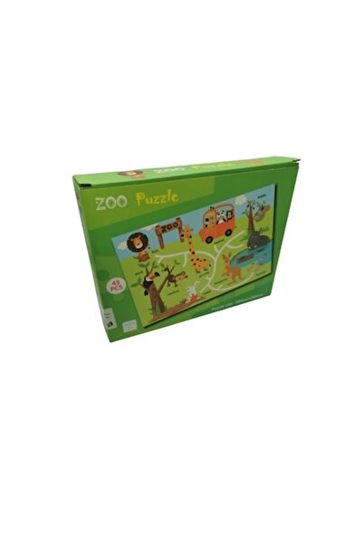 Vision XXI Puzzle cu 45 de piese într-o cutie, VisionXXI, 42x28cm, La Zoo