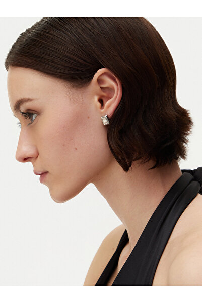 Guess Γυναικεία ασημένια σκουλαρίκια JUBE05174JW