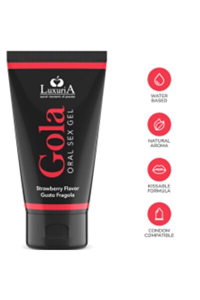 Gola Luxuria Gel με άρωμα φράουλας – Κρέμα για ερωτικό μασάζ 50 ml