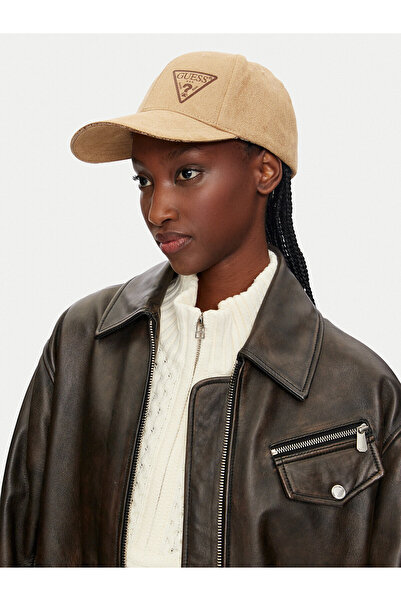 Guess Ανδρικό μπεζ καπέλο μπέιζμπολ AM9464POL01