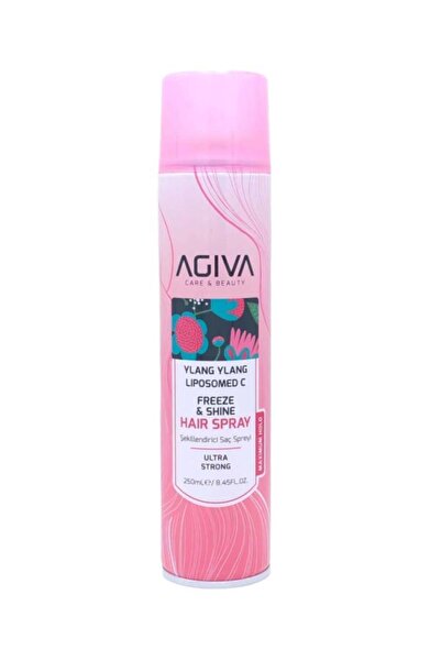 Agiva بخاخ مثبت لـ تصفيف الشعر تثبيت قوي 250مل