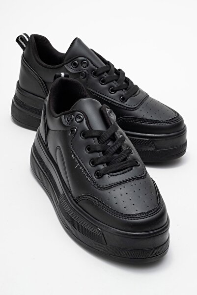 CCWAY AYAKKABI Women's Stone Sports Shoes Black Black