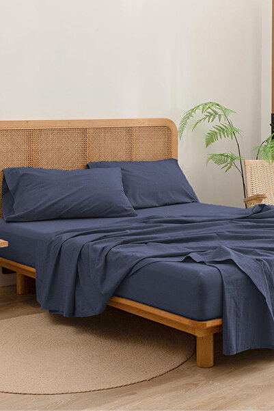 Erko Dört Mevsim 100% Cotton Combed Cotton Elastic Sheet Single Double King Size