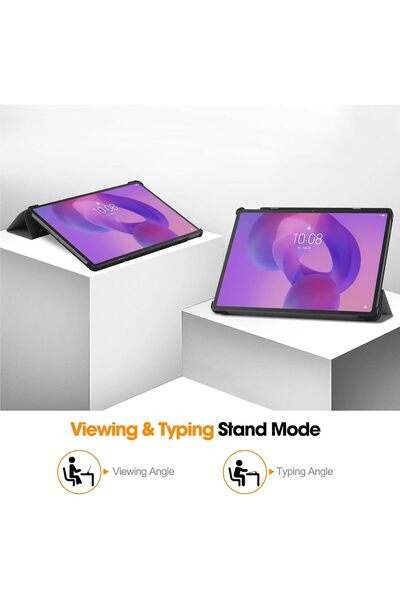 erorex Case Compatible With Lenovo Idea Tab Pro 12.7Inch 2025 Cover, Trifold Stand With Auto Sleep