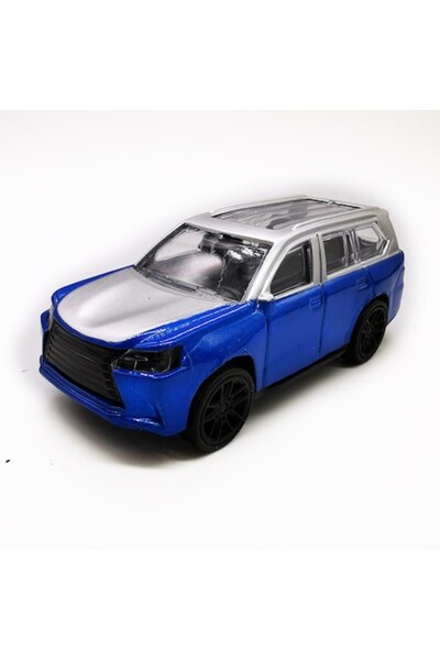 Vision XXI Machetă metalică Lexus 9cm scară 1:96, albastru, model retras