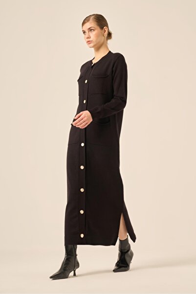 FTZ WOMEN Ftz Kadın Cep Detaylı Elbise Siyah 20889