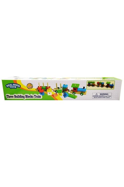 Vision Interactive toy, wooden train block set, 36 pieces