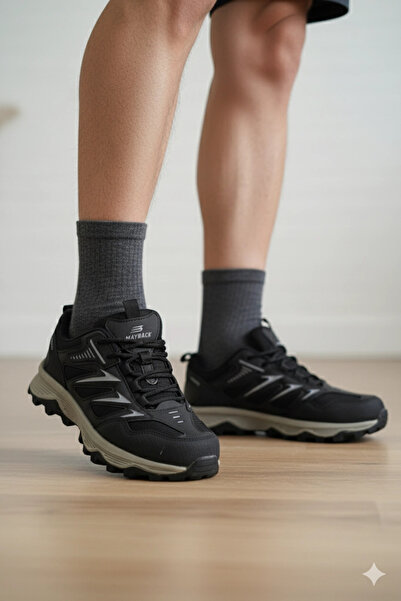 mayback حذاء رياضي للجنسين 36-40 أسود سموكي