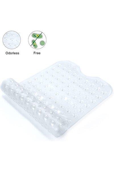 Primo Plus Bath and Shower Safety Mats, Non Slip with Suction Cups for Bathroom Stall and Tub Floor