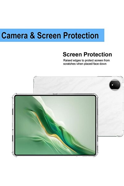 AZONEE Transparent Case for Honor MagicPad 2 (12.3", 2024) — Ultra‑Slim Shockproof TPU Cover