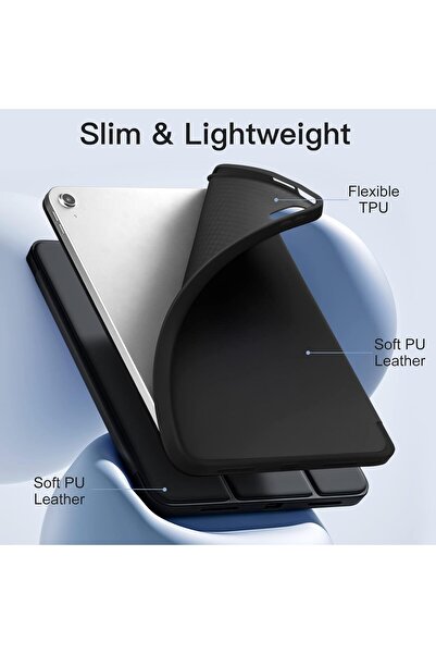 Generic iPad 10th/11th Gen 2025 Smart Cat Cot Protective Case – Shockproof TPU Back